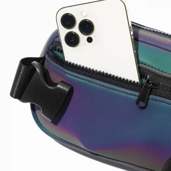 Like New Popflex Bridget belt bag in iridescent Magic Flash - Picture 2 of 8